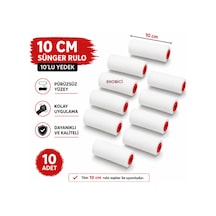 Sünger Rulo Yedeği 10cm Yedek Sünger 10 Lu Takım