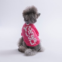 Pink-pembe Yourself Love Sweat Kedi Köpek Sweati - Kedi Köpek Kıyafeti