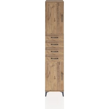 Hyperion Dolap 3 Raflı 4 Çekmeceli 2 Kapaklı 44x44x221 Çam-çam Çam