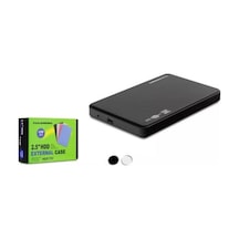 Hadron Hdx1757 Hdd Kutu Usb2.0 Plastik Sata 2.5" Siyah - Beyaz