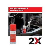 Quıck Fresh Araç Içi Hava Tazeleme Kötü Koku Giderme Spreyi 2 Adet 100ml. Renksiz