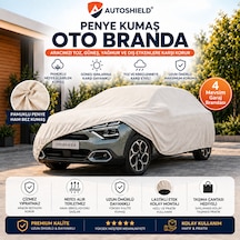 Citroen E-c4 Uyumlu Pamuklu Bez Oto Branda Araç Örtüsü Toz Koruyucu Boya Dostu Standart