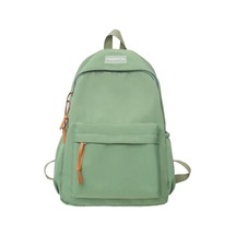 Yousheng Sırt Çantası Büyük Kapasiteli Büyük Yük Taşıma Düz Renk Su Şişesi Şemsiye Kese Fermuarlı Kapatma Aşınmaya Dayanıklı Okul Çantası Seyahat Çantası Green Yeşil