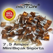 7.5 Amper Mini Küçük Tip Bıçak Sigorta 25 Adet