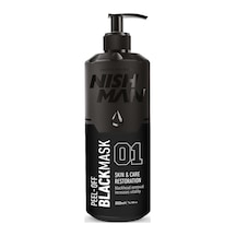 Nishman Siyah Nokta ve Sivilce Karşıtı Siyah Maske 200 ML