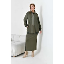 FTZ Women Ftz Kadın Etekli Takım Haki 30911 Haki