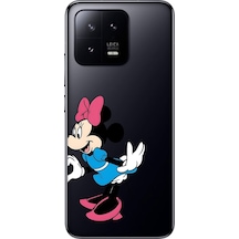 Xiaomi Mi 13 Pro Uyumlu Şeffaf Kılıf Couple Minnie 2 Tasarımlı