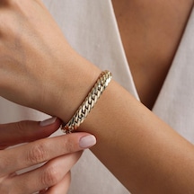 Sembol Gold Sıkı Gurmet Altın Bileklik 8 Mm Renkli Çok Renkli