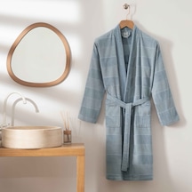 Linens Tressa Pamuk M/l Bornoz Mavi