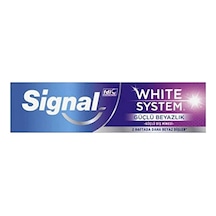 3 Adet Signal Beyaz Sistem Güçlü Diş Minesi Diş Macunu 75 Ml