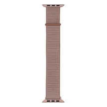 Butam Bilişim Watch 42mm Kordon Band-03 Serisi Hasır Strap Kayış-rose Pembe