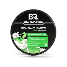 Black &amp Red Wax Saç Şekillendirici Wax Sea Salt Paste Deniz Tuzlu Mat Doğal Görünüm Orta Sertlik - 120 Ml