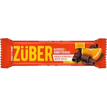 Züber Kakaolu & Portakallı Glutensiz Meyveli Bar  40 G