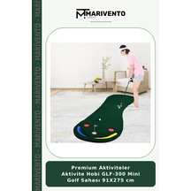 Premium Aktiviteler Aktivite Hobi Glf-300 Mini Golf Sahası 91x275 Cm Çok Renkli