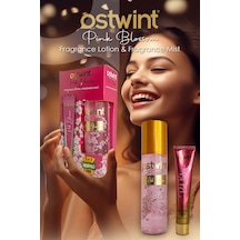 Ostwint Pink Blossom Vücut Spreyi 200ml & Vücut Kremi 50ml Set - Taze Çiçekler Ve Çiçeksi Parfüm Kok