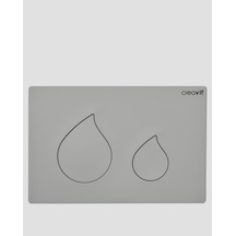 Creavit Bloom Mat Cool Grey Boyalı Kumanda Panel Gri