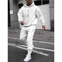 Altamira Erkek Dikey Baskılı Oversize Eşofman Takımı 001