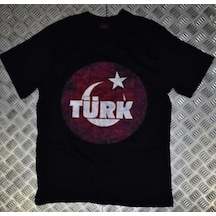 Stoned&Fame Türk Baskılı T-shirt SIYAH