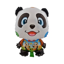 Neşeli Panda Büyük Boy 41cmx54cm Folyo Balon (Helyum) No:19
