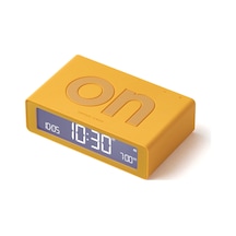 Lexon Flip Mini Şarj Edilebilir Alarm Saat Sarı