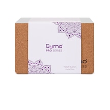 Gymo Pro Series Eva + Cork Yoga Blok Gri