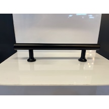 Sur Metal Kulp 128mm Mat Siyah Dolap Kapak Modern Çekmece Tv Ünite Mobilya Komidin Şifonyer
