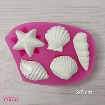 Yy0718 Çoklu Deniz Kabukları Silikon Kalıp