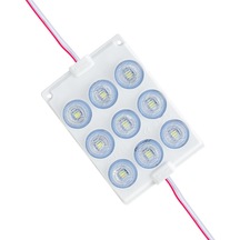 Hd Giyim - Modül Led 12v 6w Soğuk Beyaz Flaşlı Yanıp Sönen 7860-