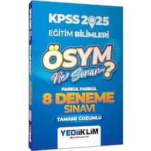 Yediiklim 2025 Kpss Eğitim Bilimleri Ösym Ne Sorar Tamamı Çözümlü Fasikül Fasikül 8 Deneme Sınavı
