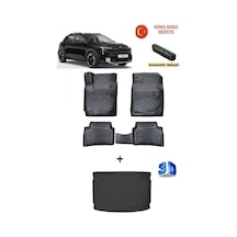 Kia Stonic 2026 Sonrası Uyumlu 3d Havuzlu Paspas Ve Üst Bagaj Havuzu Seti Asma Koku Ve Numaratör Hediyeli