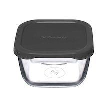 Pasabahce 4'lü Snow Box Saklama Kabı No:2 Gri - 1 Adet Siyah