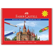 Faber-Castell Karton Kapak Resim Defteri 25x35 Cm. 15 Yaprak