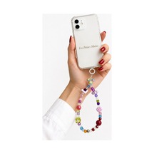 Name Pop L Telefon Askısı, Boncuklu Telefon Charmı Ve Çanta Aksesuarı