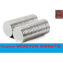 15 Adet 15X2Mm Güçlü Neodyum Mıknatıs