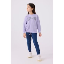 Rolypoly Kız Çocuk Mor Eşofman Takımı Rp3482-c-v1 Mor