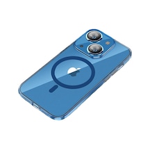 Bikapak Magslım Apple Uyumlu iPhone 15 Mavi Kapak