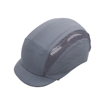 Lm01-g Darbe Emici Şapka Baret Kep Kısa Siperlikli - Gri