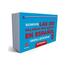 Las 100 Palabras Mas Usadas En Espanol - İspanyolca Sözcük Kartları 3- Redhouse Yayınları
