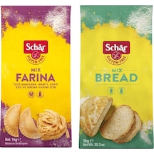 Schar 2'li Glutensiz Un Seti - Mix B Ekmek Unu ve Farina Makarna Erişte Mantı Unu 2 x 1 KG