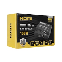 Hytech Hy-hdex150 Hdmı+ır Tx To 2hdmı+ır Rx Hdmı 150m Uzatıcı Beyaz - Siyah