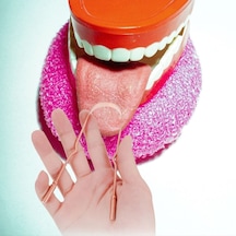 Yerliçöppoşeti Bakır Oil Pulling Yağ Çekme Dil Plak Temizleme Aleti Dil Fırçası Sıyırıcı Dil Kaşığı