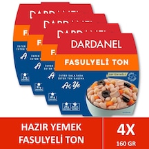 Dardanel Aç Ye Fasulyeli Ton Balığı 4 x 160 G
