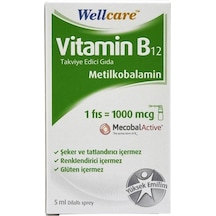 Wellcare Vitamin B12 1000 Mcg Sprey 5 ML