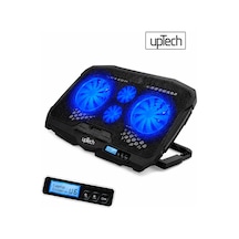 Uptech Laptop Soğutucu 4 Fanlı Lcd Kontrol Panel Ayarlanabilir Dizüstü Bilgisayar Soğutma Fanı