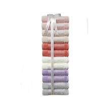 Özdilek Dory Yüz Havlusu 12 Adet-6 Renk- 50x80 Cm Çok Renkli