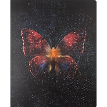 Keskin Color 13x16.5 Kareli Bind-note Butterfly - Kırmızı