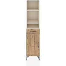 Hyperion Dolap 4 Raflı Tek Çekmeceli Tek Kapaklı 44x44x195 Aytaşı-çam Aytası