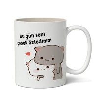 Bu Gün Seni Çok Özledim Baskılı Kupa Bardak Baskılı Kahve Kupa Bardak