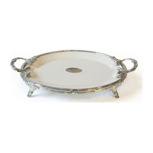 Classy Oval Sunum Tabak Gümüş 21 36 Cm