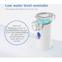 Novahub Çocuk Ve Yetişkinler İçin Mufunye Taşınabilir Sessiz Etkili Ultrasonik Nebulizatör Beyaz